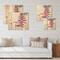Designart - Purple Fern - Farmhouse Print on Natural Pine Wood